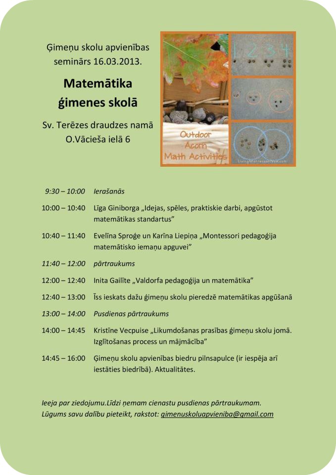 MatemātikaĢimeņuSkolā